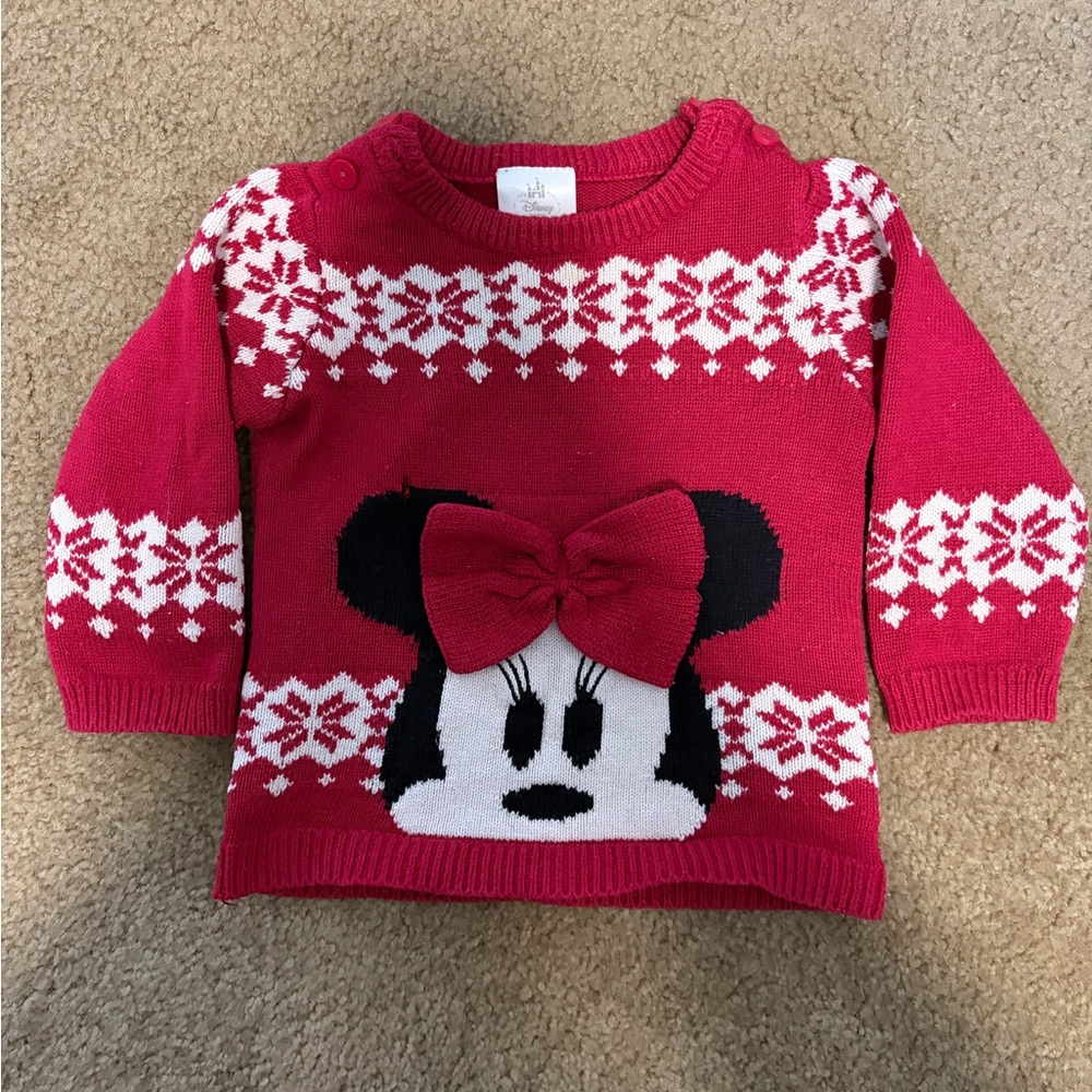 Disney Mini Mouse 12-18m Sweater